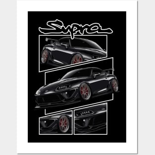 Toyota supra MK4 JDM Legend Car Classic Posters and Art